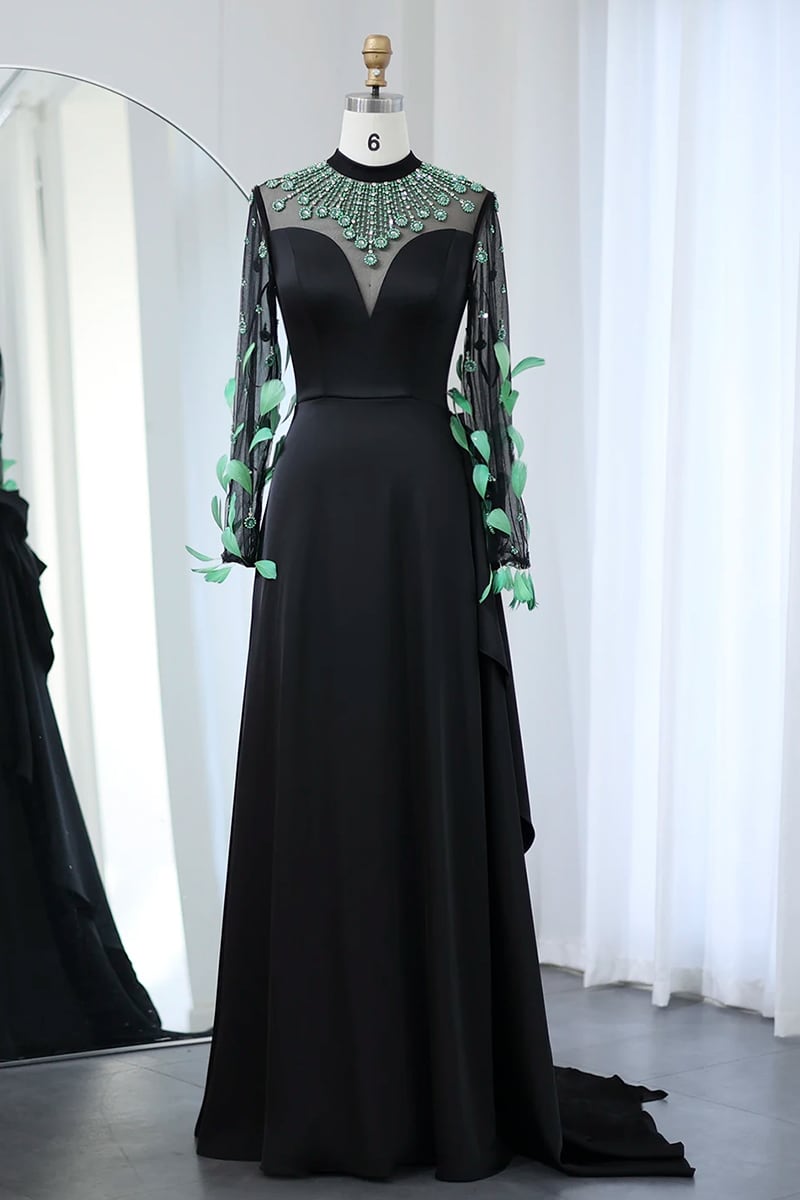 Monique Evening Noire Maxi Dress | Jewelclues