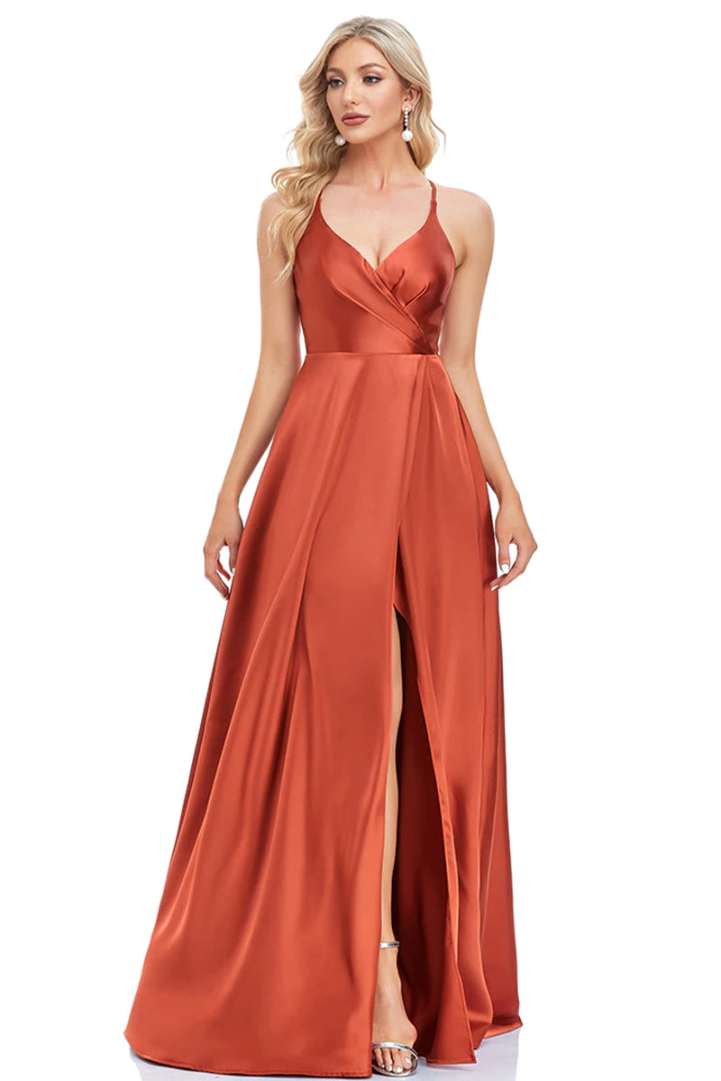 Mythical Romance Backless Satin Maxi Dress | Jewelclues