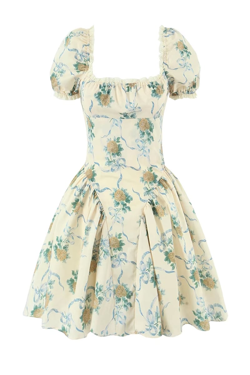 Niamh Floral Print Mini Dress | Jewelclues