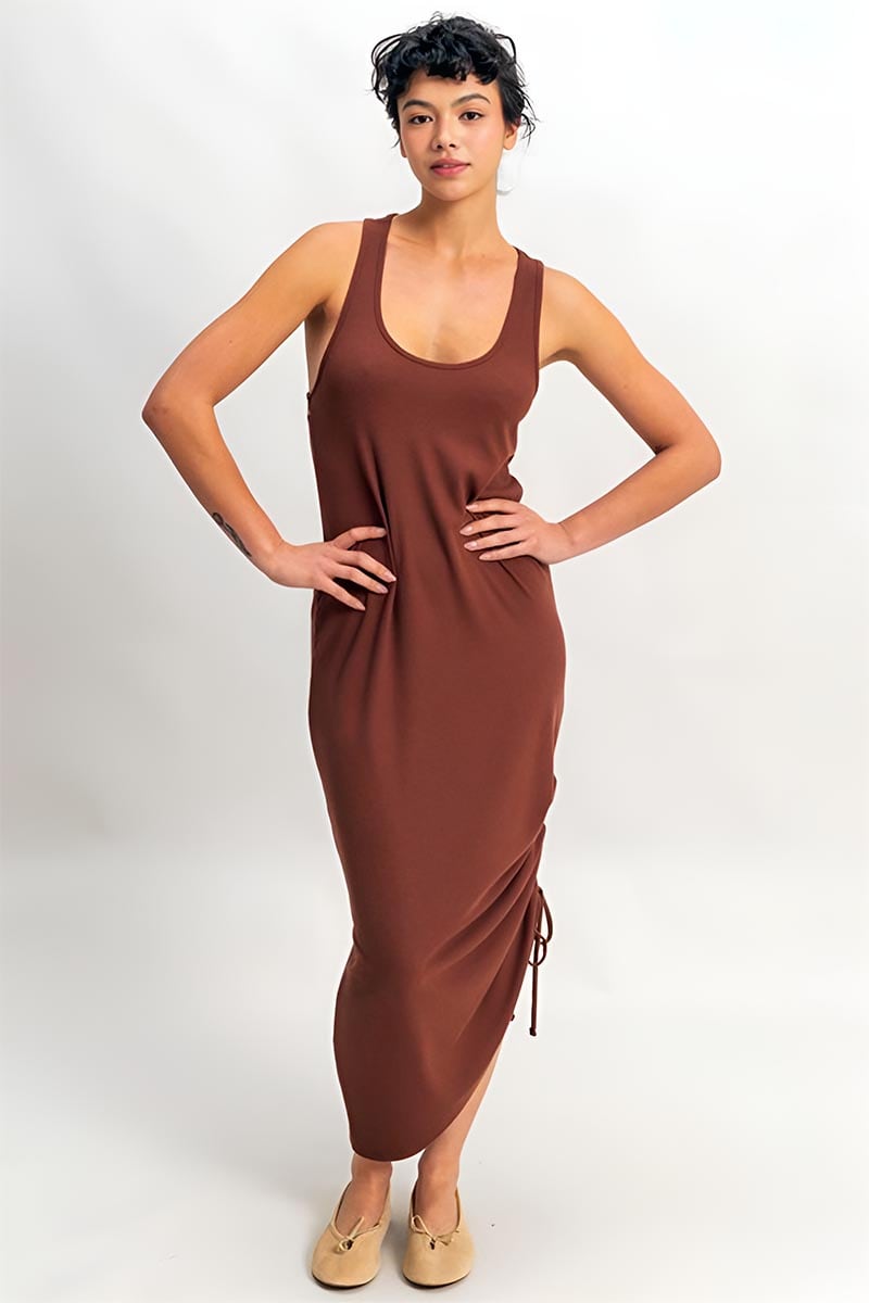 Notorious Poise Ribbed Midi Dress | Jewelclues