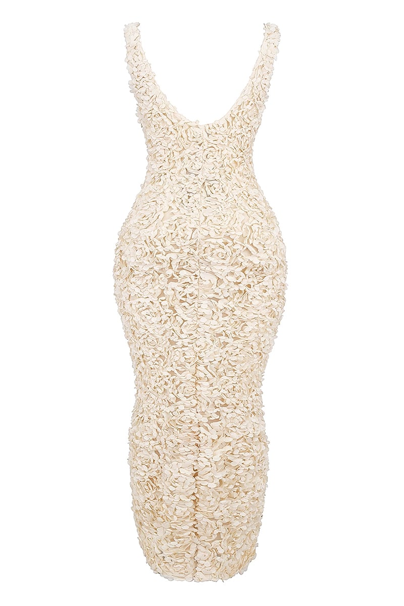 Odette 3D Floral Maxi Dress | Jewelclues