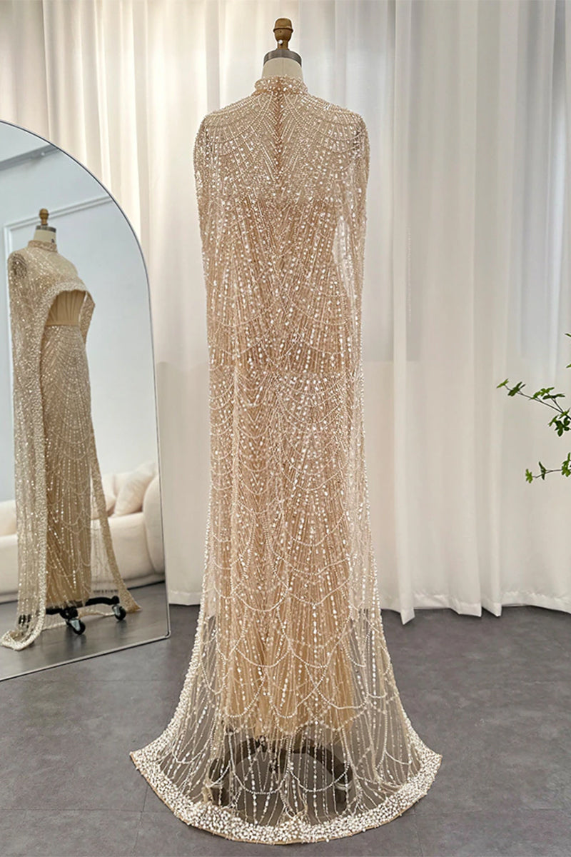 Olivia Pearl Embellished Maxi Dress | Jewelclues | #style_fully lined
