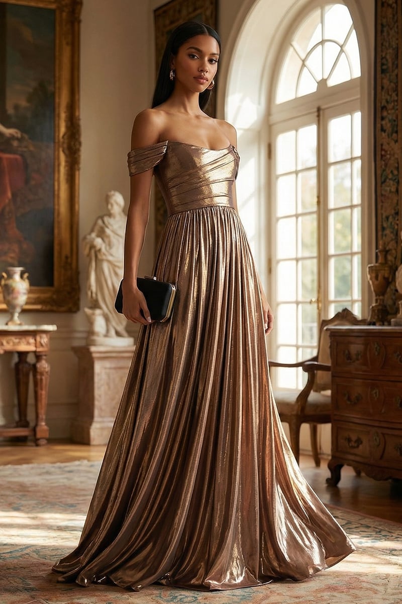 Orlina Off-the-Shoulder Gown | JewelClues