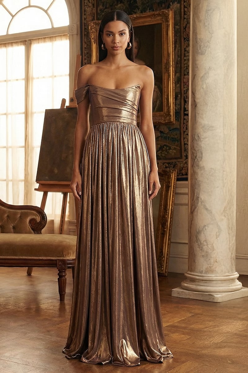 Orlina Off-the-Shoulder Gown | JewelClues