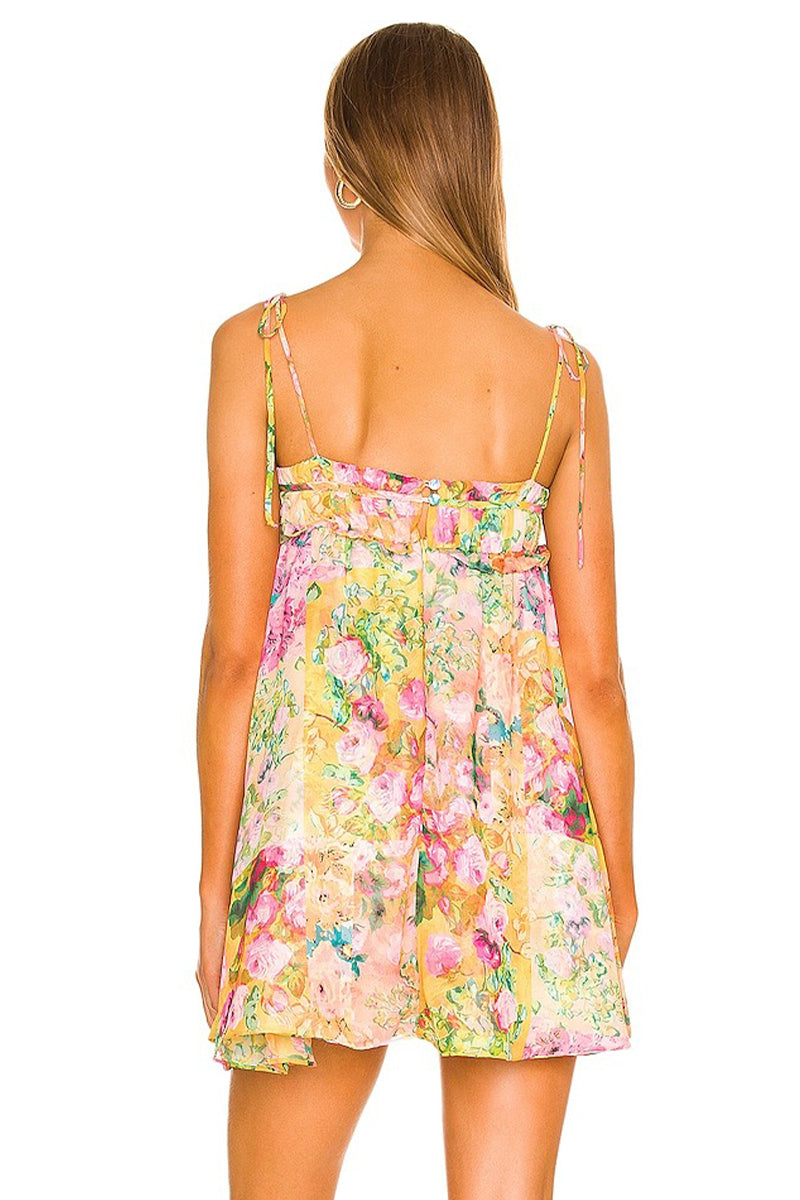 Perfect Vacay Floral Print Mini Dress | Jewelclues