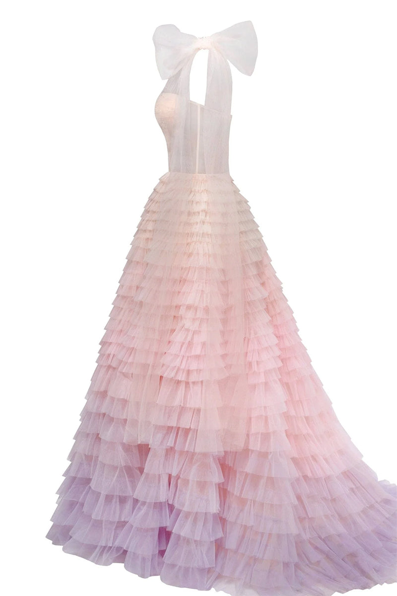Pure Poise Tiered Ombre Maxi Dress | Jewelclues