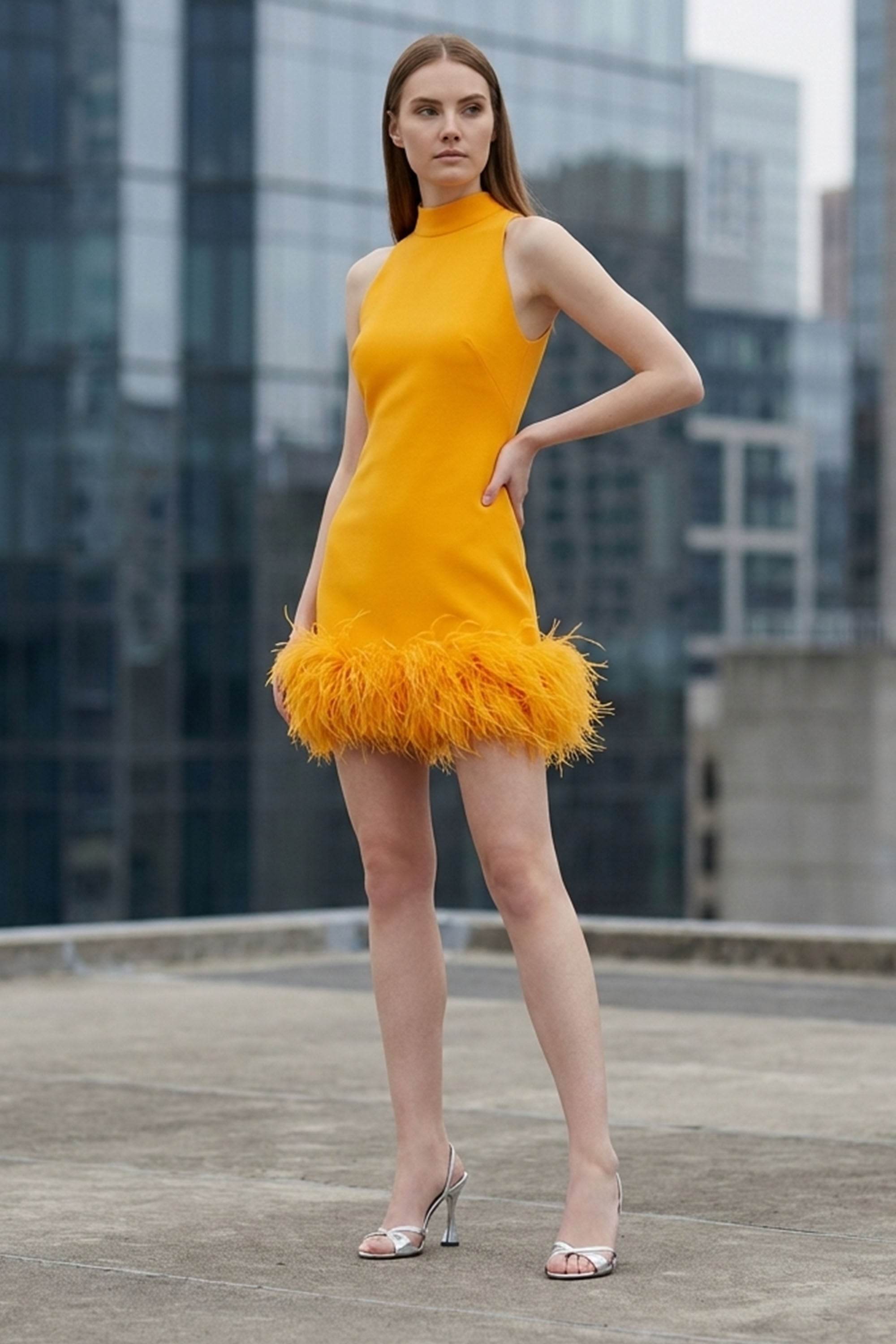 Raga Feather Mini Dress | JewelClues