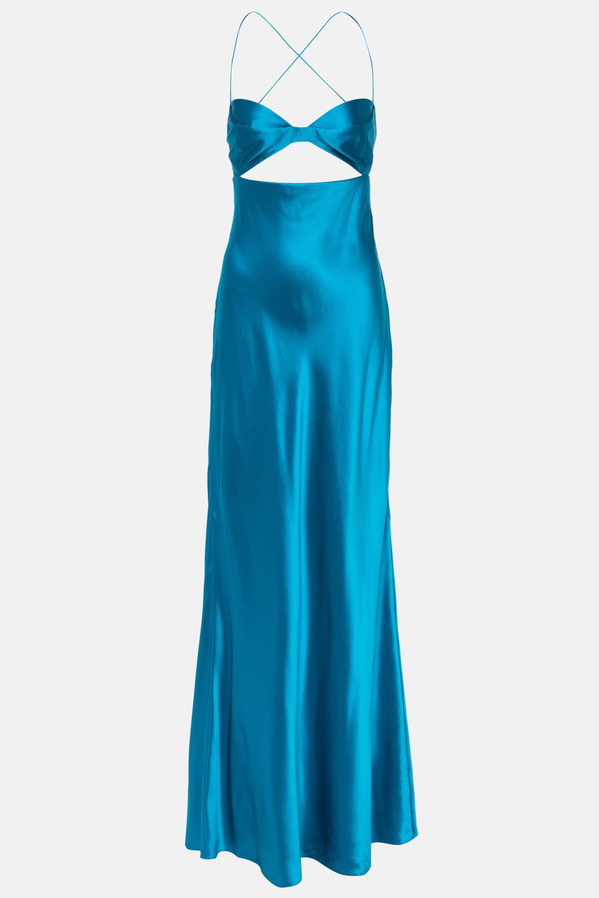 Reese Silk Cutout Maxi Dress | JewelClues