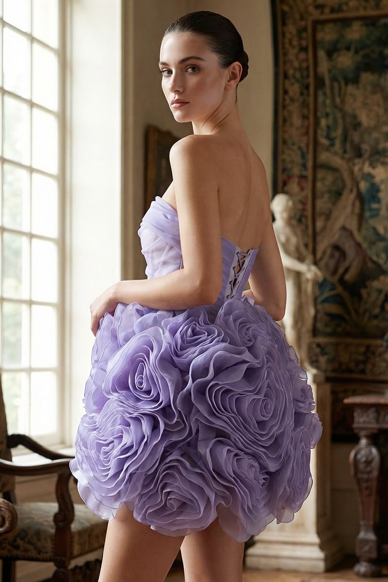 Refined Love Mini Dress | Jewelclues #color_lavender