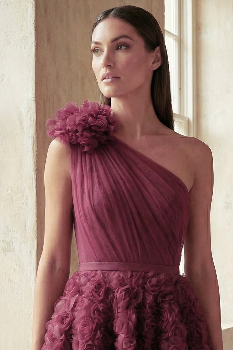 Roma One-Shoulder Midi Dress | JewelClues