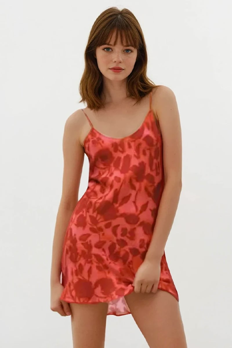 Rosette Tie-Strap Mini Dress | Jewelclues