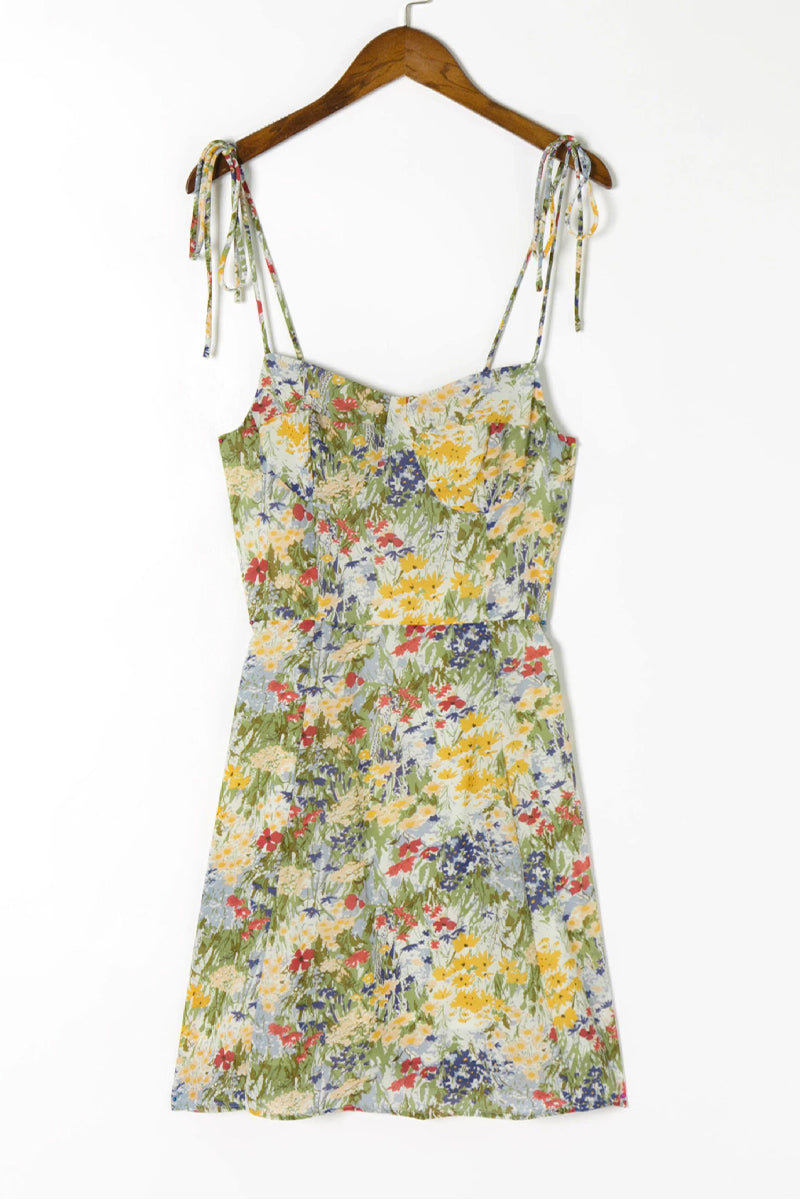 Season Favorite Floral Print Mini Dress | Jewelclues