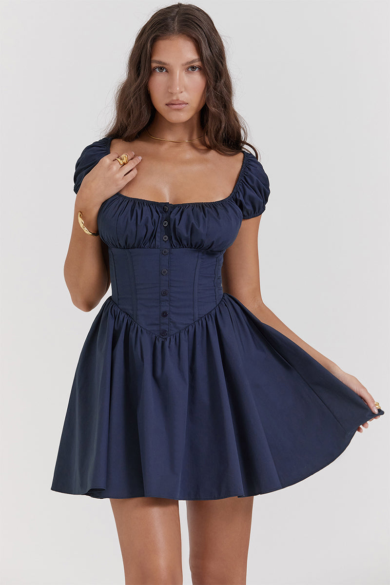 Season of Fun Gathered Mini Dress | Jewelclues