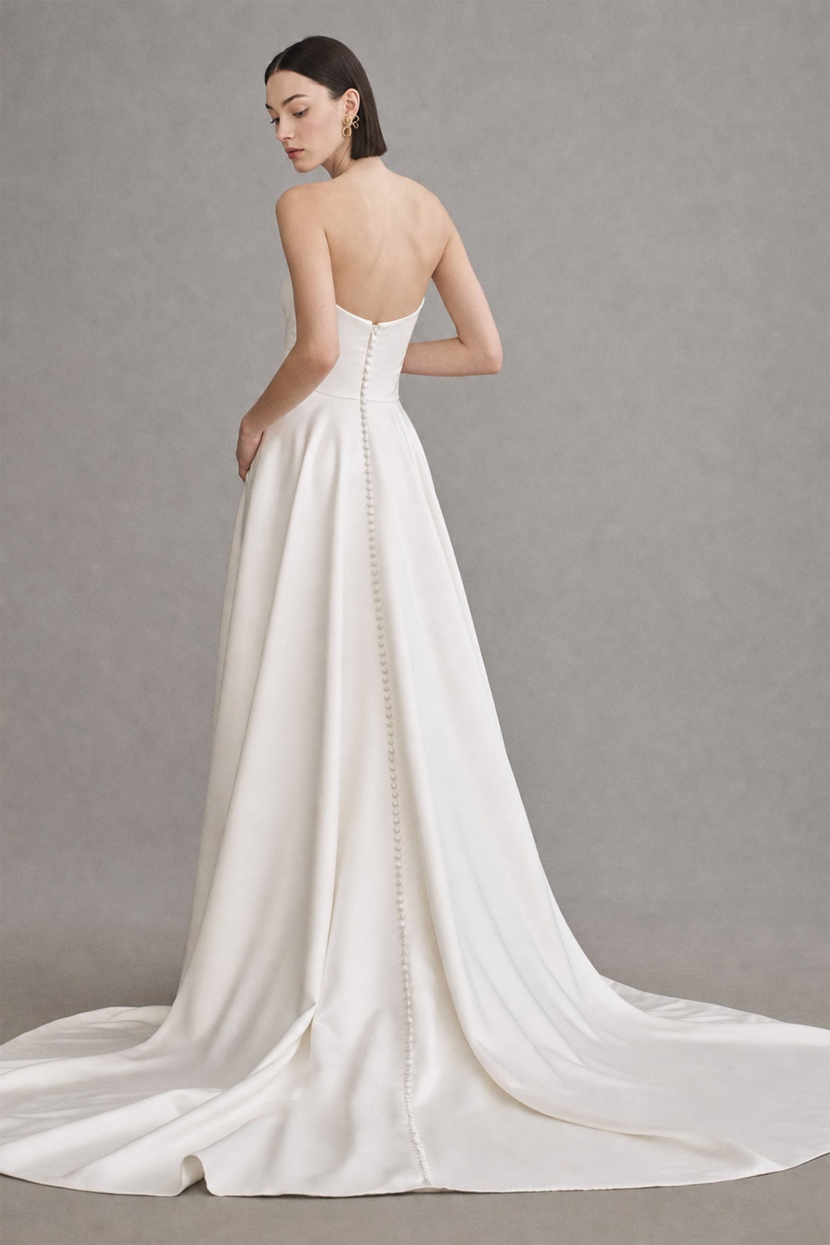 Sincere Romance Strapless Wedding Dress | JewelClues