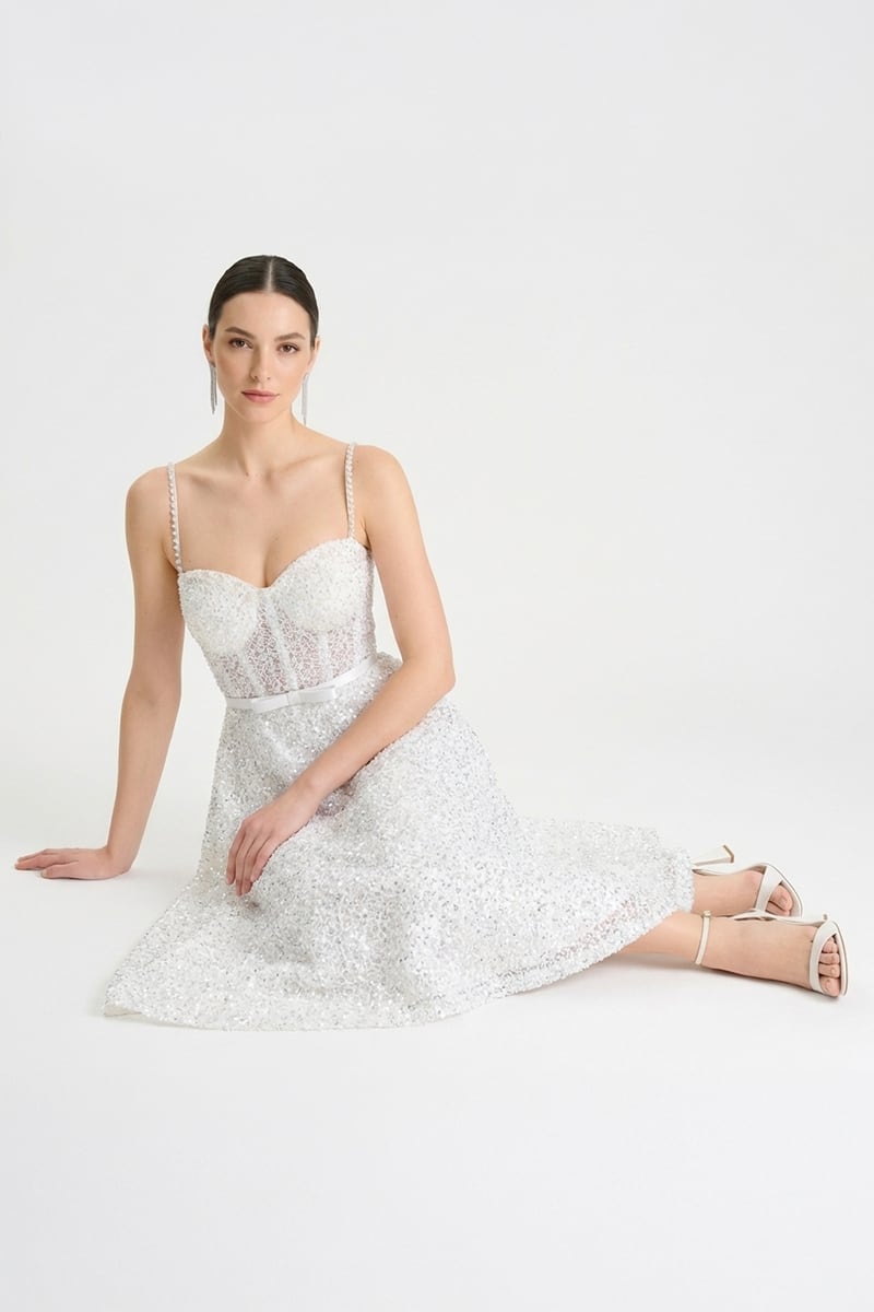 Sloane Embellished Midi Dress | JewelClues