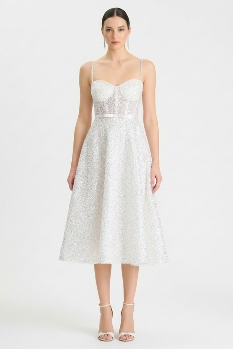 Sloane Embellished Midi Dress | Made-To-Order