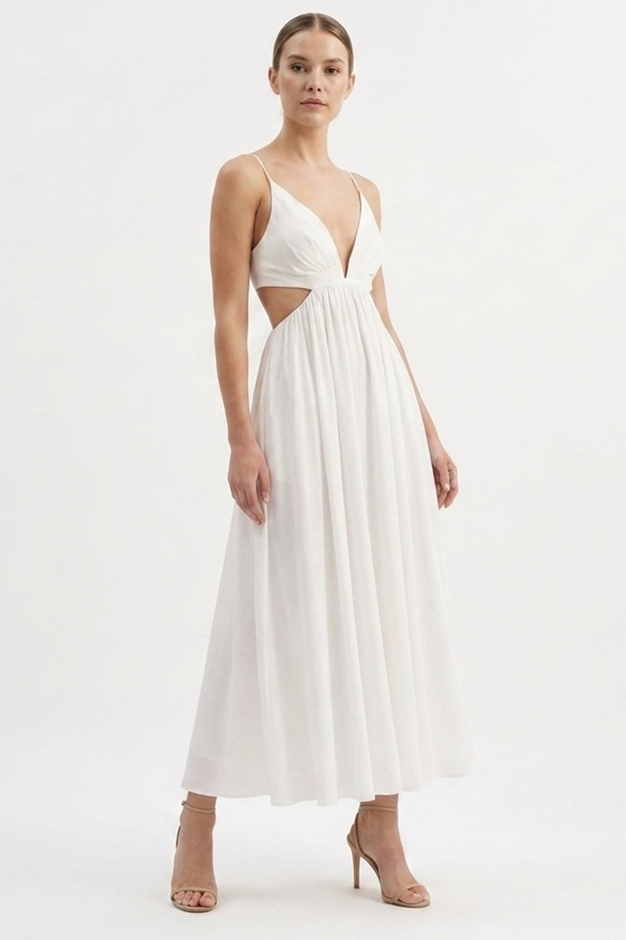 Soleil Silk Poplin Maxi Dress | JewelClues