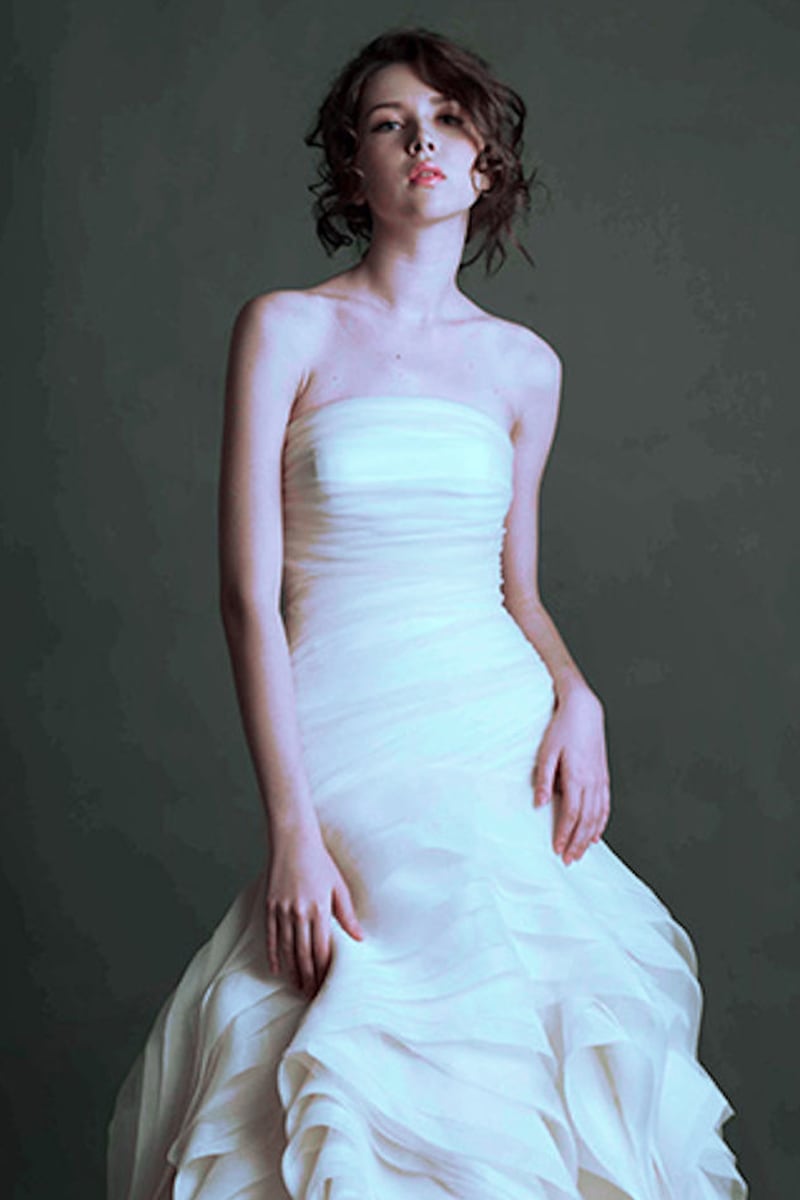 Sophia Strapless Maxi Dress | Jewelclues #color_white