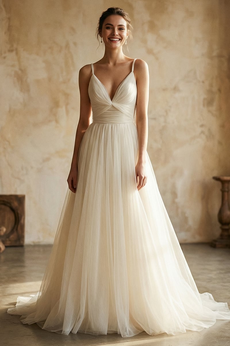 Sweet Love Ivory Tulle Maxi Dress