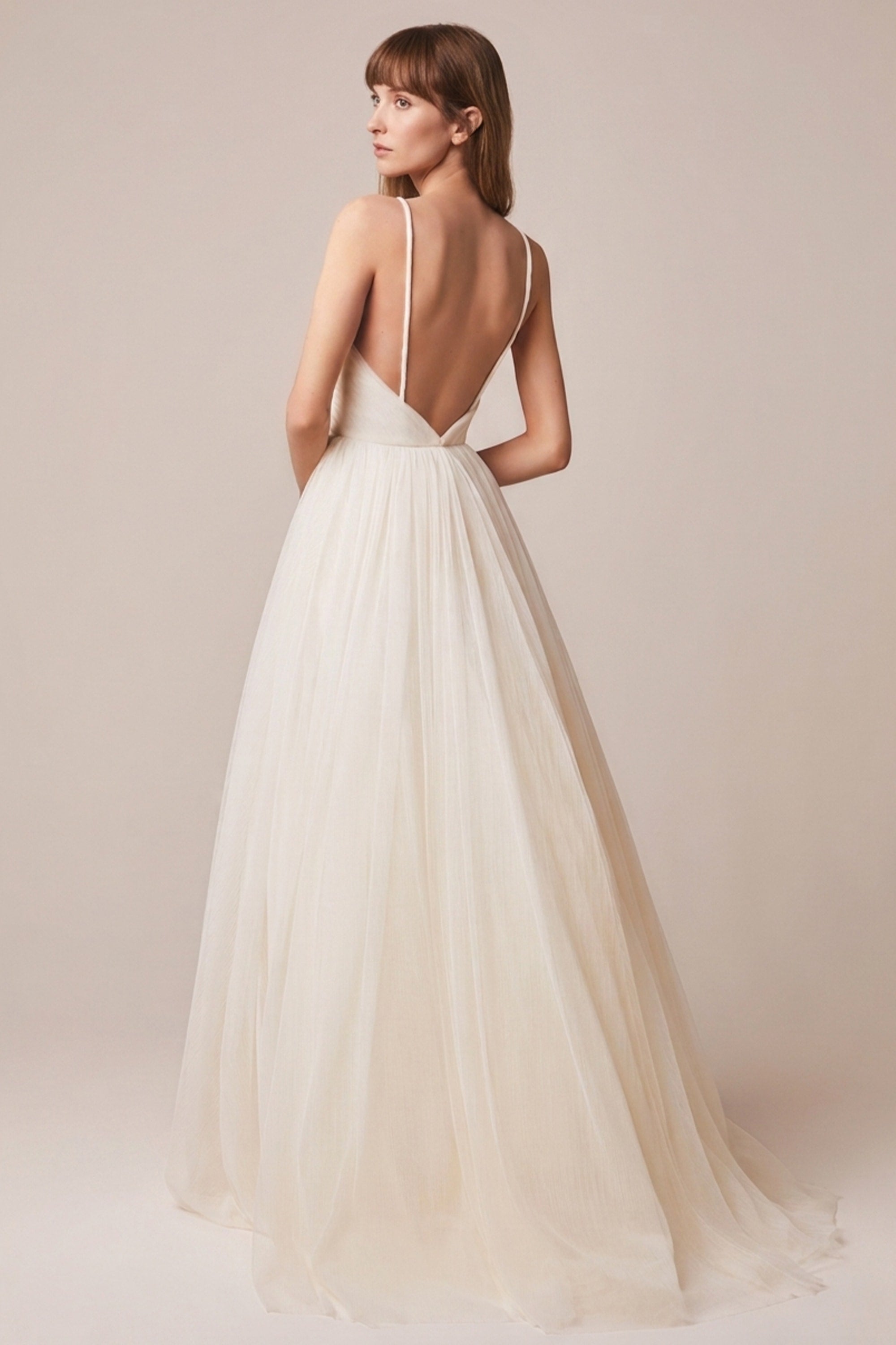 Sweet Love Ivory Tulle Wedding Dress | JewelClues