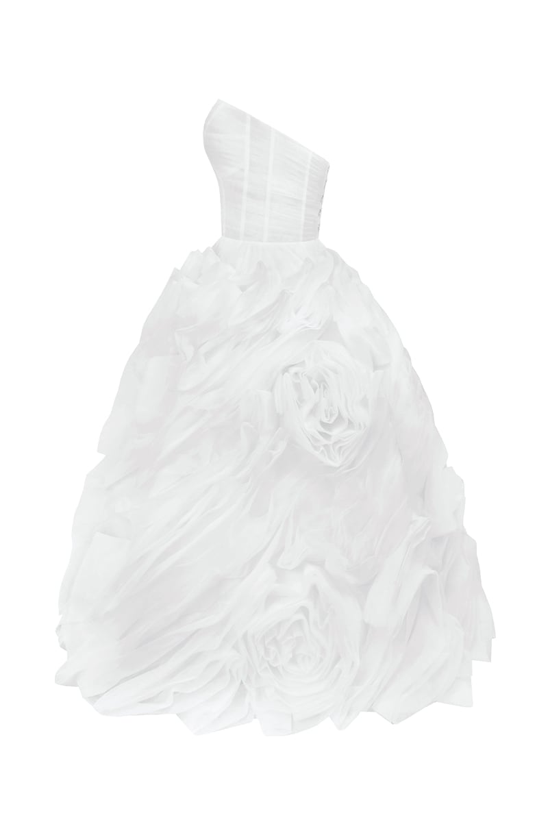 Unreal Sensibility Strapless Midi Dress | Jewelclues | #color_white