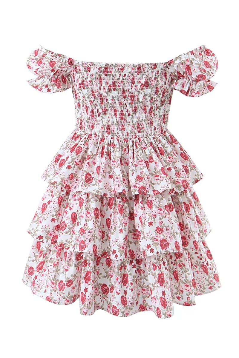 Valencia Printed Corset Mini Dress | Jewelclues