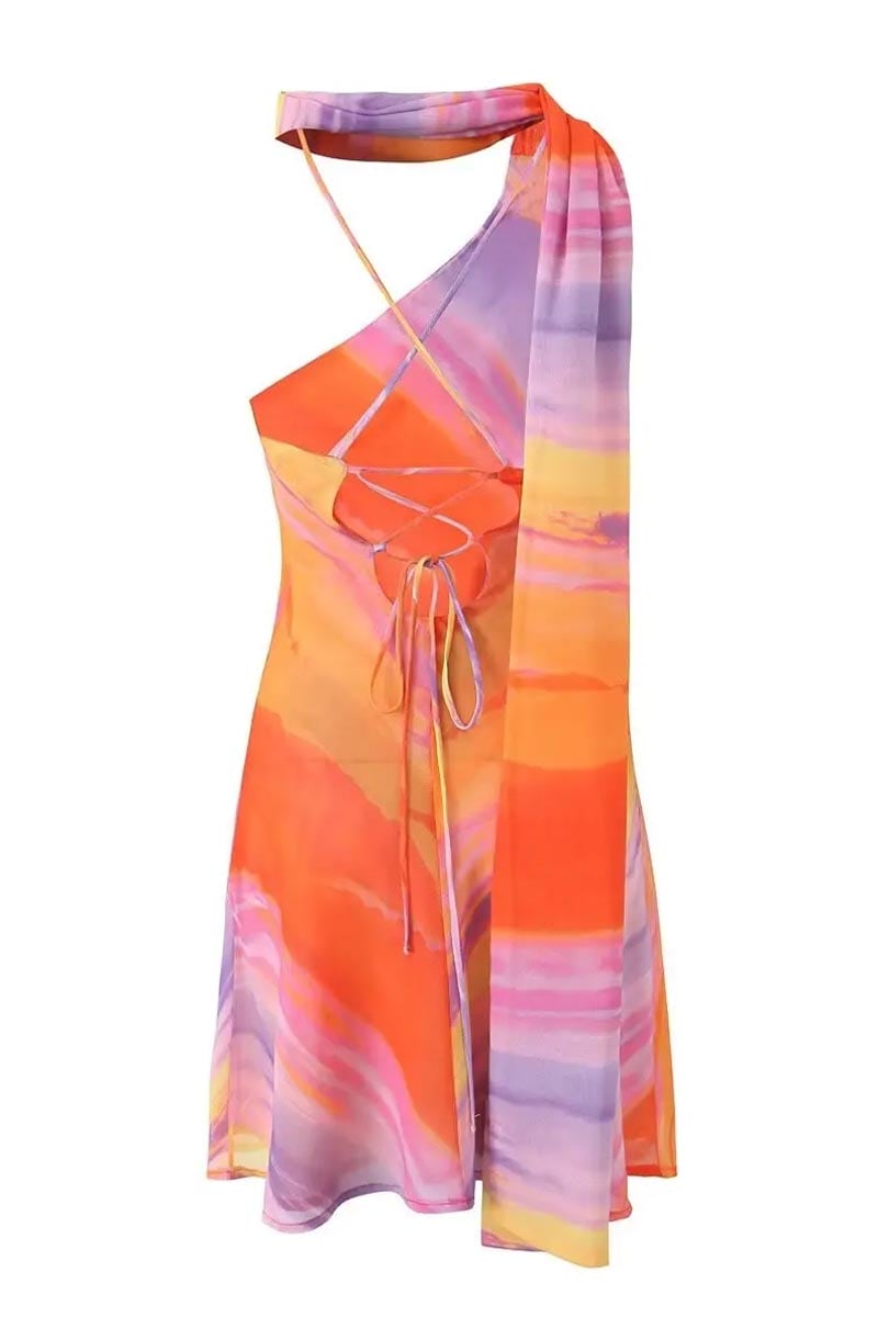 Vivid Perspective Mini Dress | Jewelclues