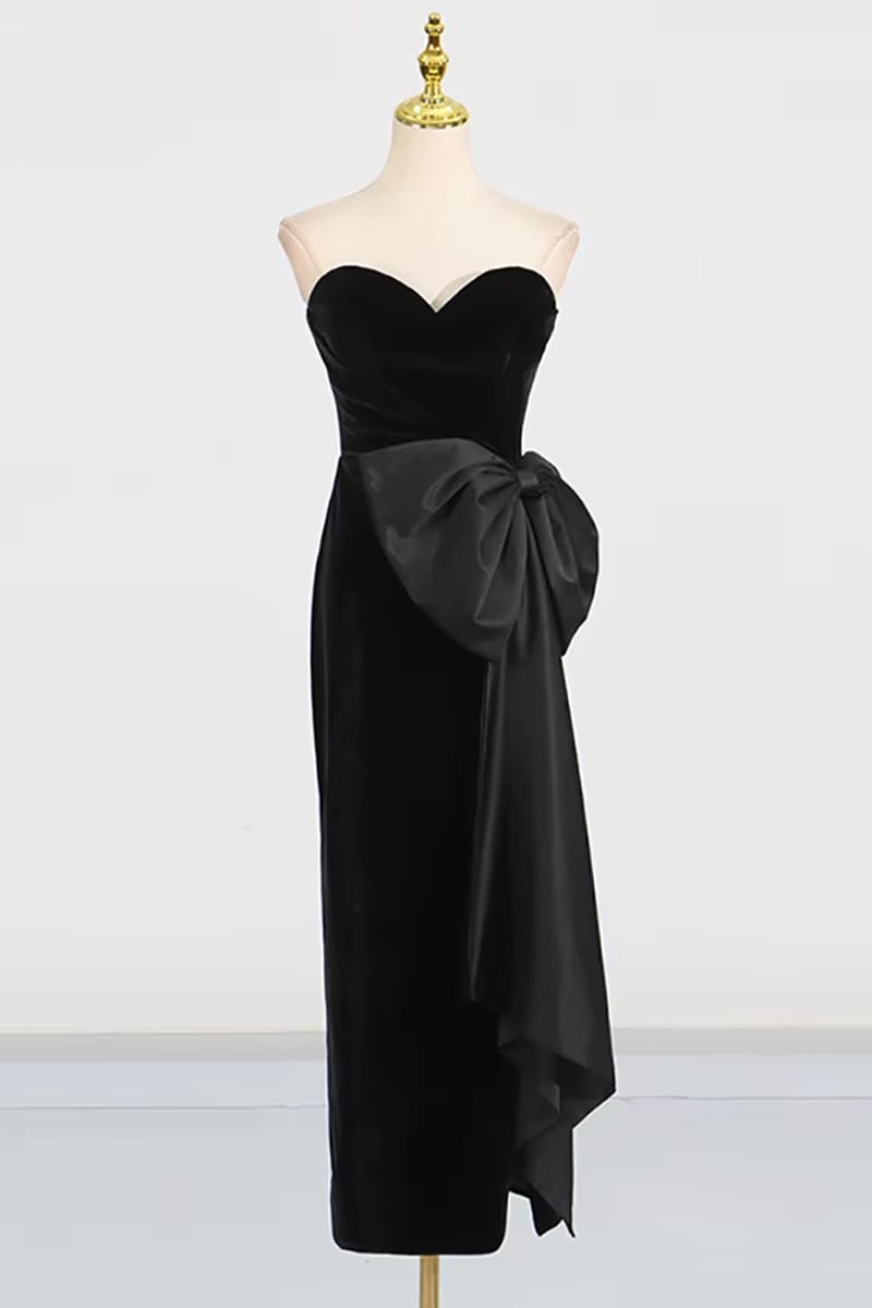 Vivienne Strapless Velvet Gown | Jewelclues