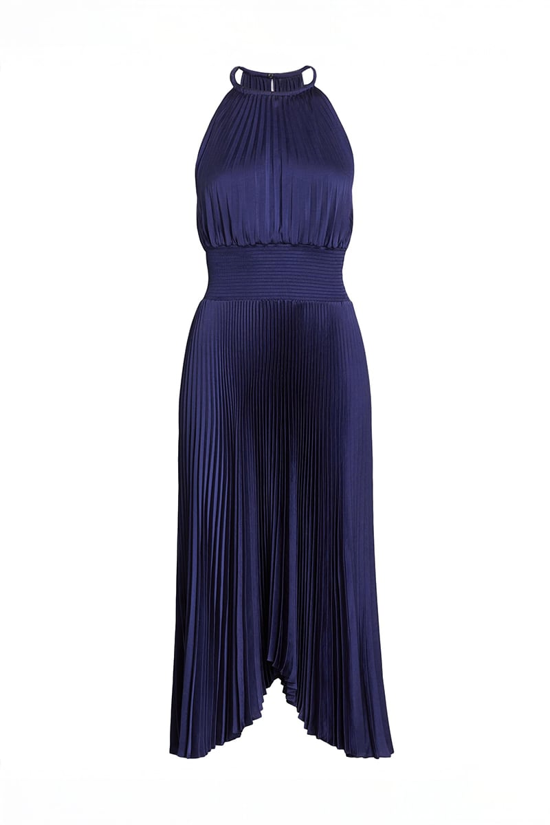 Zephyra Pleated Midi Dress | Jewelclues