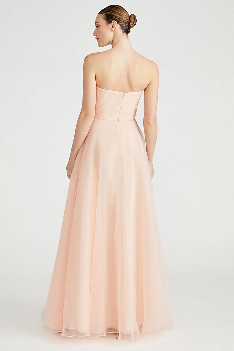 Zoa Strapless Maxi Dress | Jewelclues #color_blush