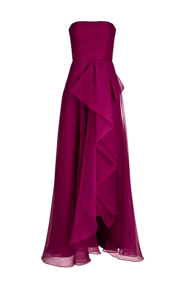 Zoya Strapless Maxi Dress | Jewelclues #color_Magenta