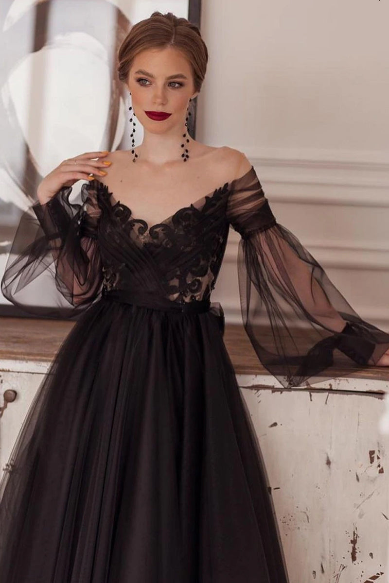 Daydreamer A-line Tulle Evening Dress | Jewelclues