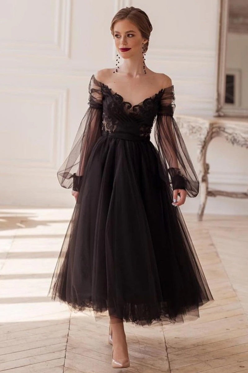 Daydreamer A-line Tulle Evening Dress | Jewelclues