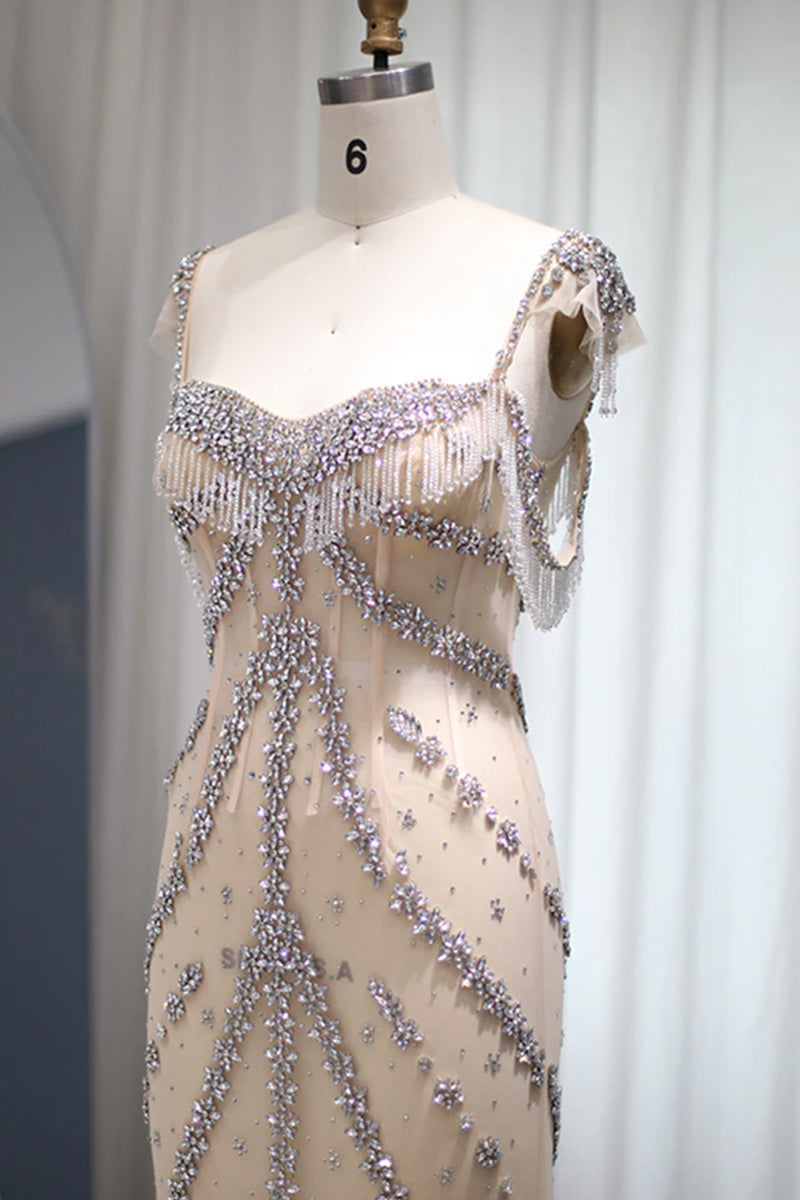 Eliza Doolittle Beaded Maxi Dress | Jewelclues | #style_full lining