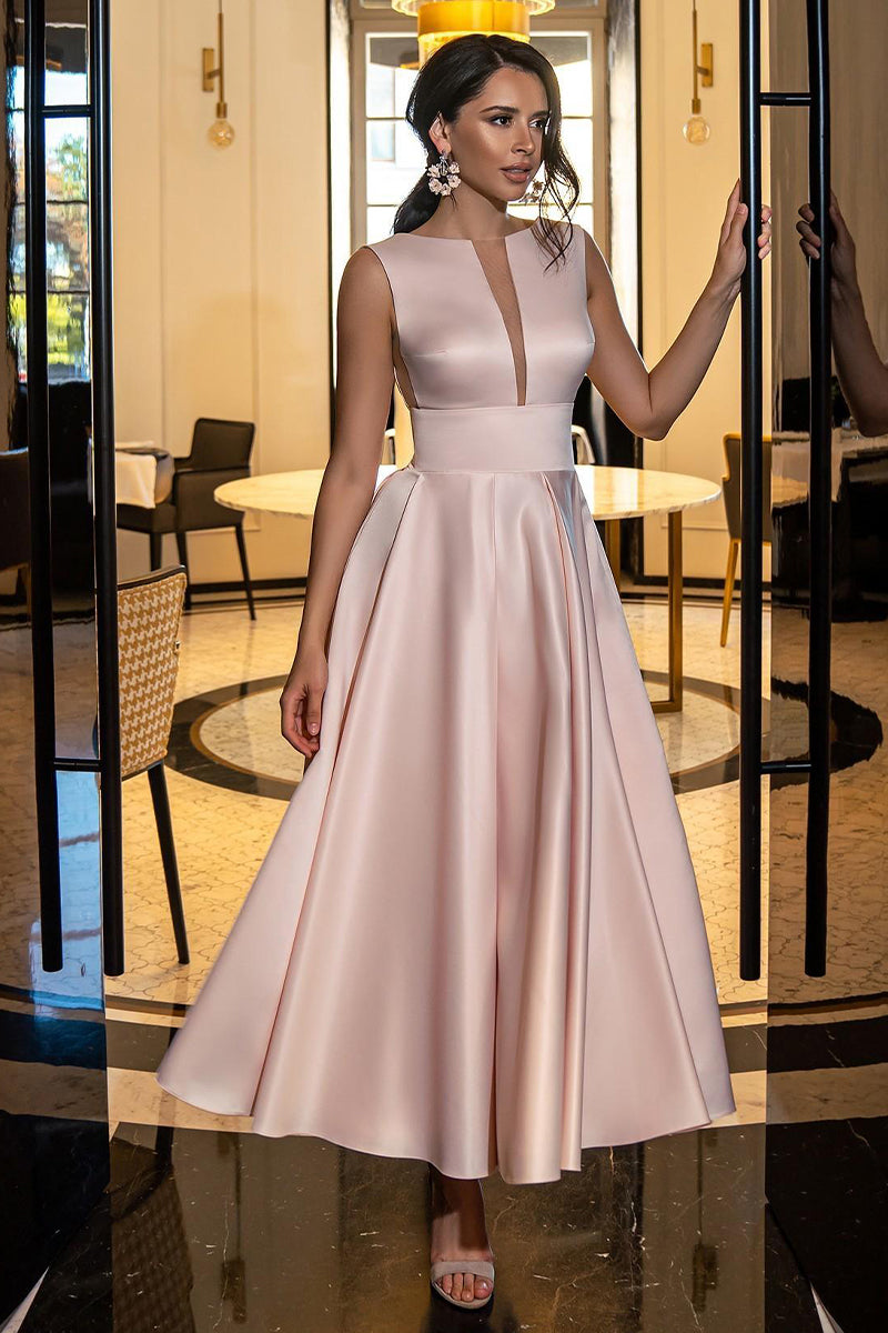 midi formal dresses Evening Spotlight Satin Midi Dress | Made-To-Order