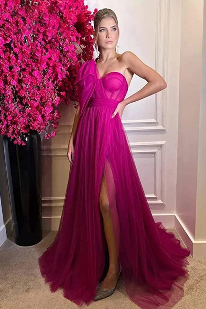 Magnificent Love One Shoulder Maxi Dress | Jewelclues | #color_purple