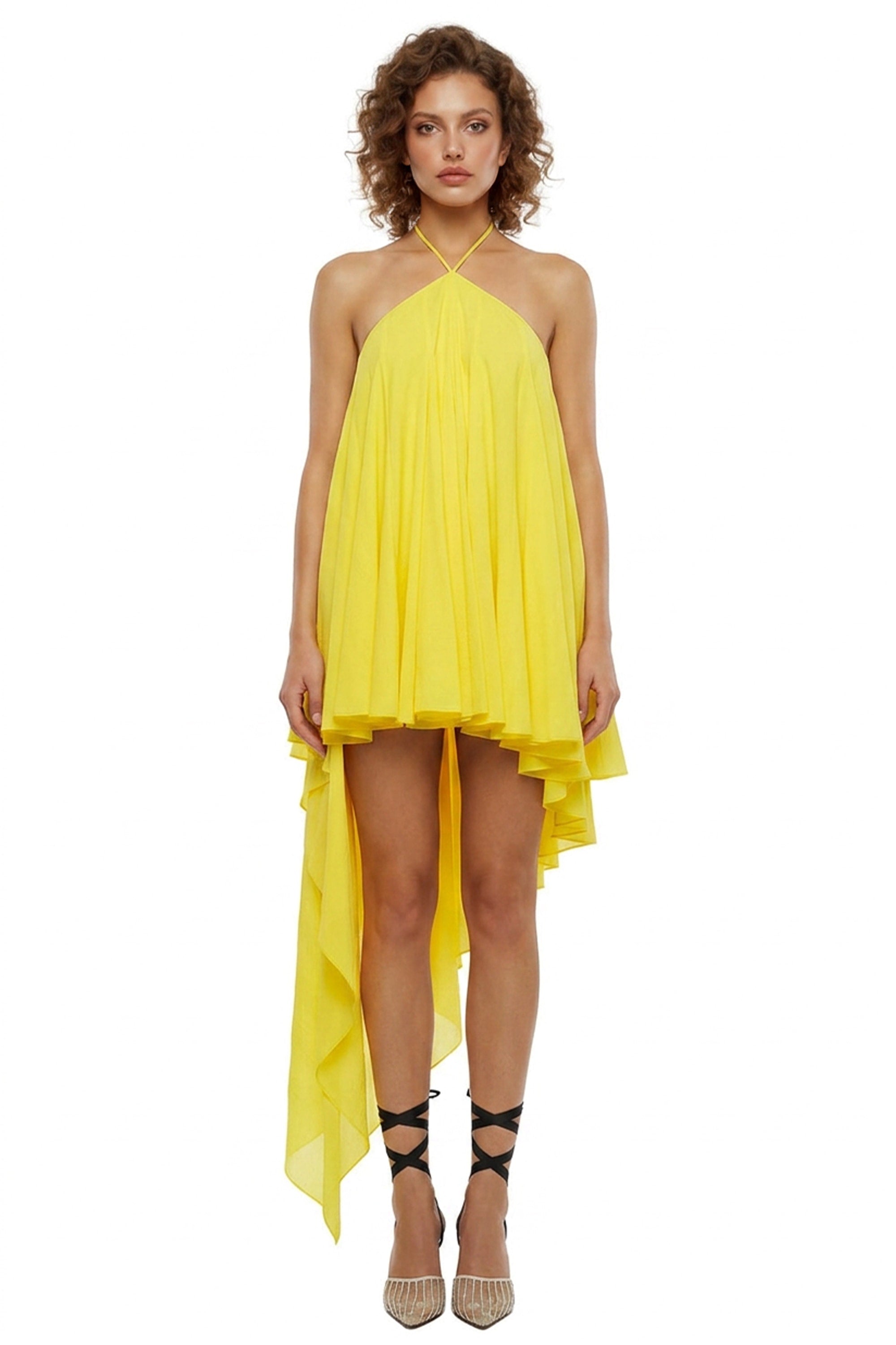 Flavia Asymmetric Mini Dress | JewelClues