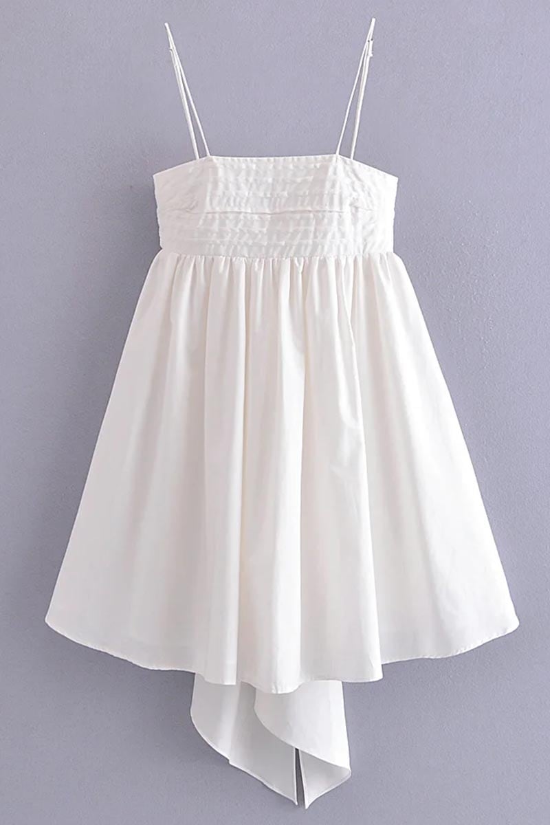 Adorable Charm Bow Back Mini Dress | Jewelclues