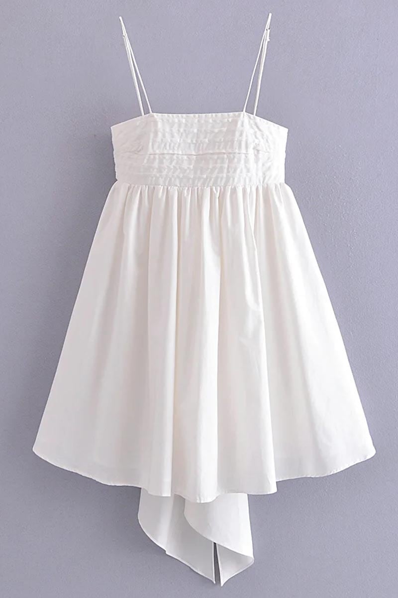 Adorable Charm Bow Back Mini Dress | Jewelclues