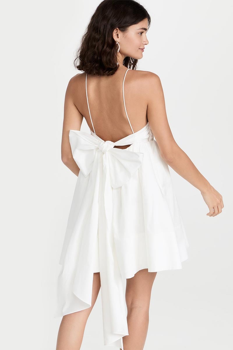 Adorable Charm Bow Back Mini Dress | Jewelclues