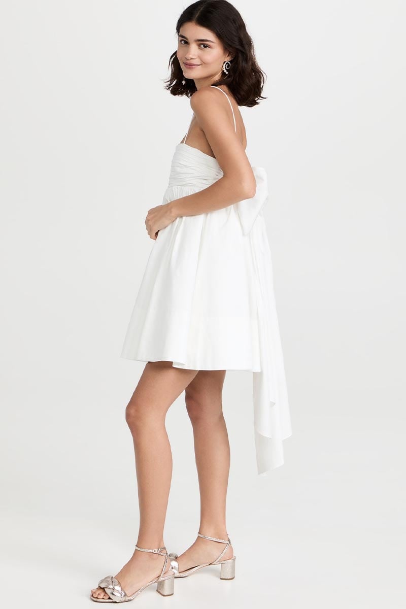 Adorable Charm Bow Back Mini Dress | Jewelclues