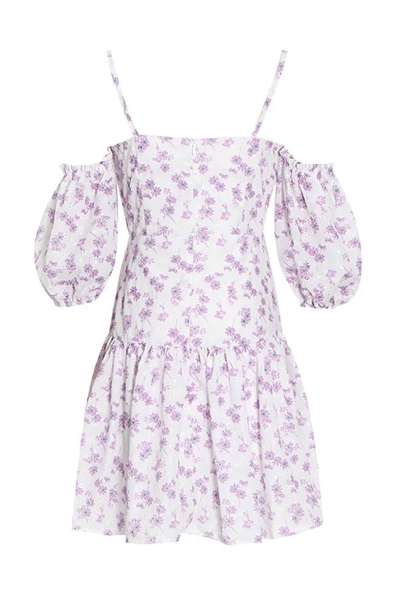 Adorable Charm Floral Mini Dress | Jewelclues #color_purple