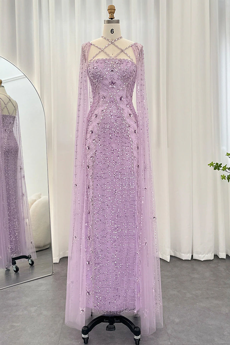 Alyce Beaded Maxi Dress | Jewelclues | #color_lilac