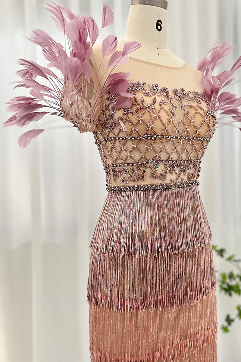 Aphrodite Tassel Midi Dress | Jewelclues