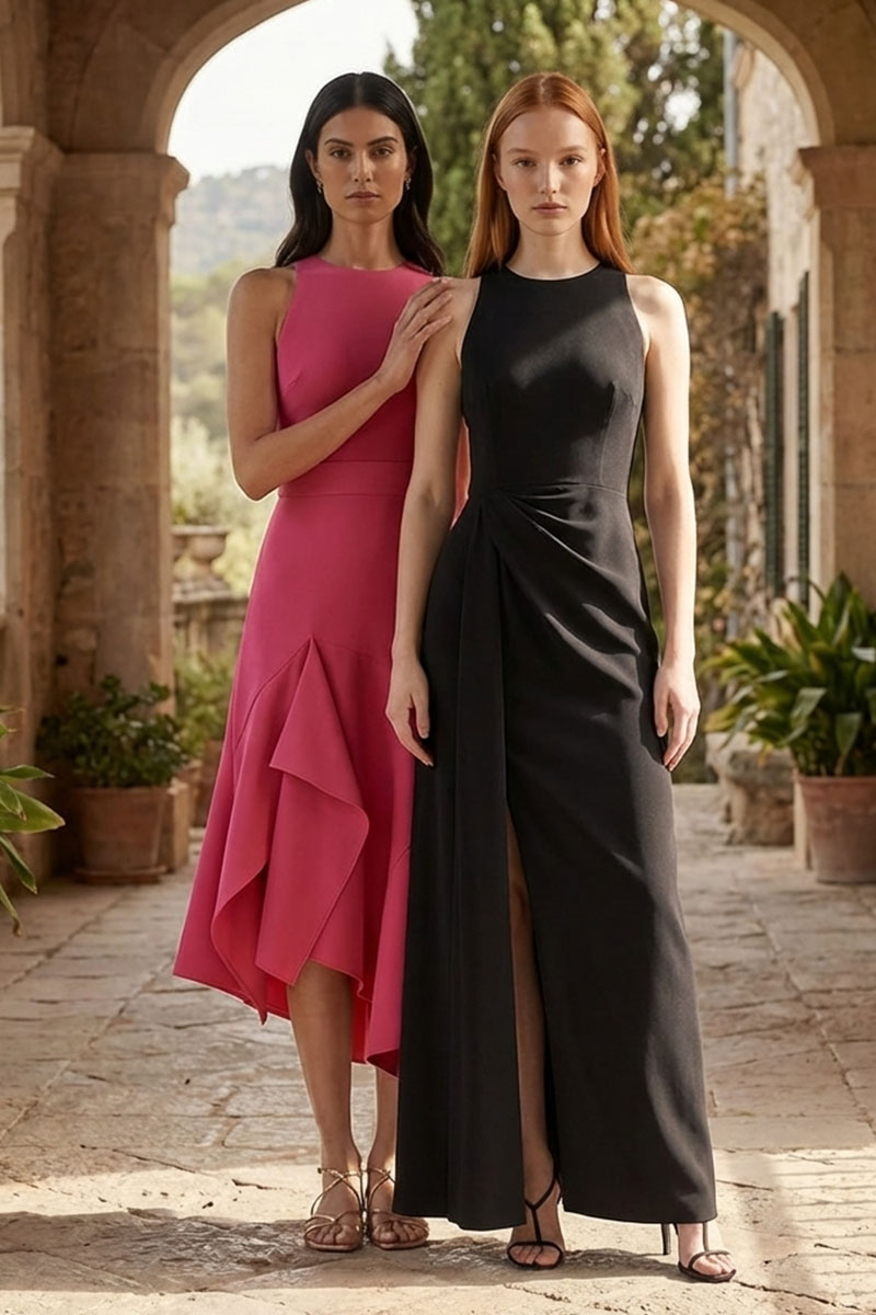 Ariana Draped Evening Gown | Jewelclues