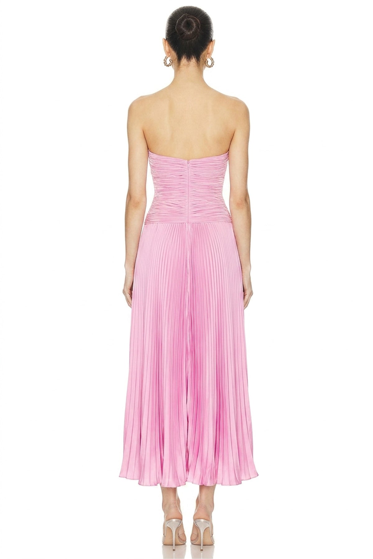 Aster Pleated Midi Dress | JewelClues