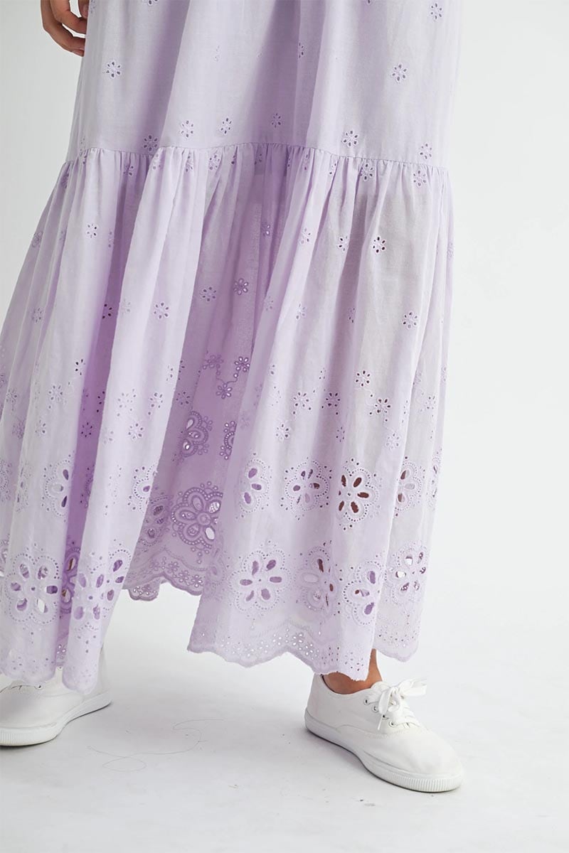 Aurora Eyelet Maxi Dress | Jewelclues