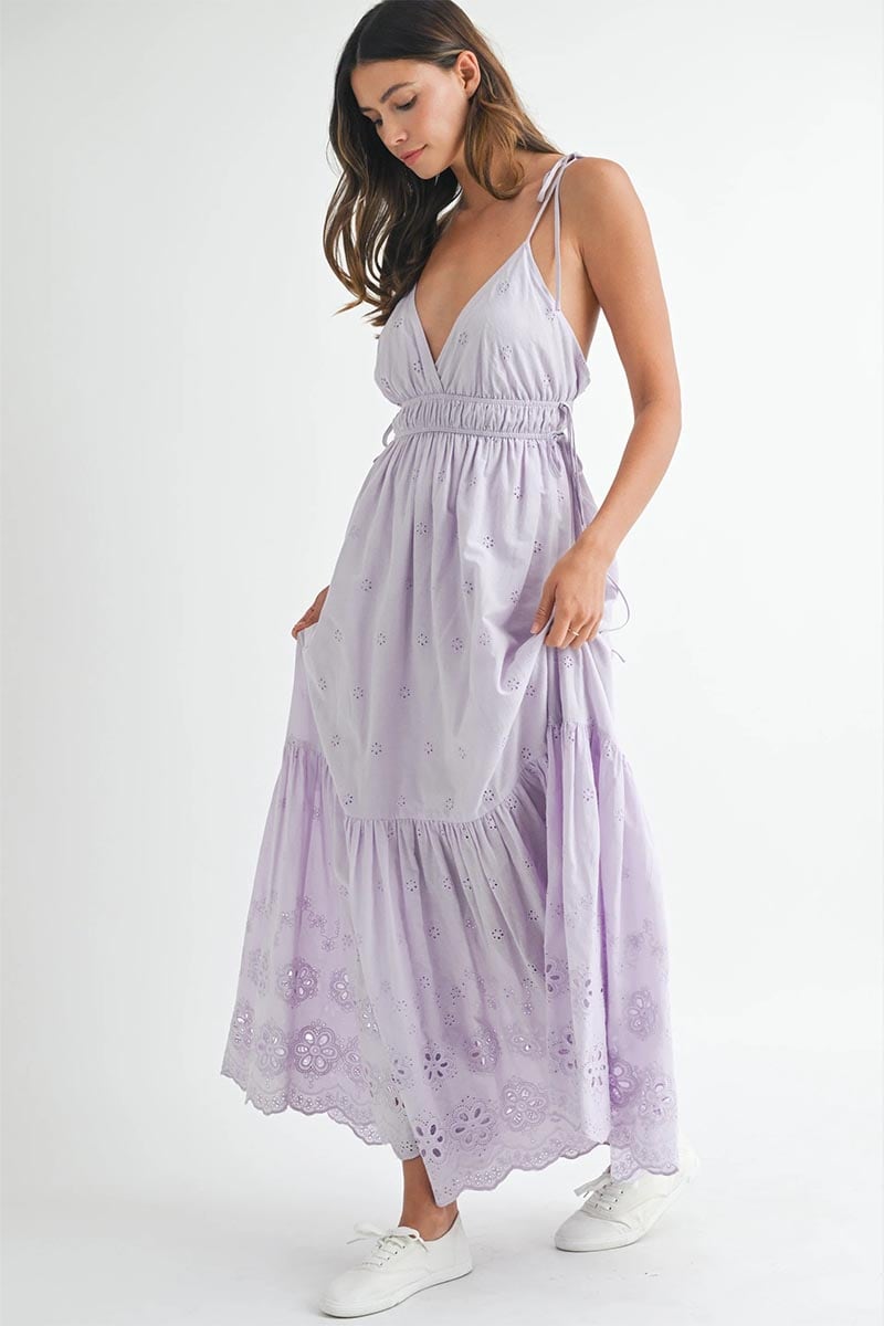 Aurora Eyelet Maxi Dress | Jewelclues