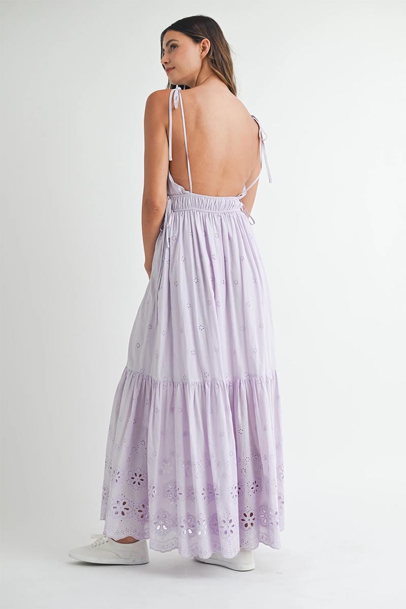 Aurora Eyelet Maxi Dress | Jewelclues