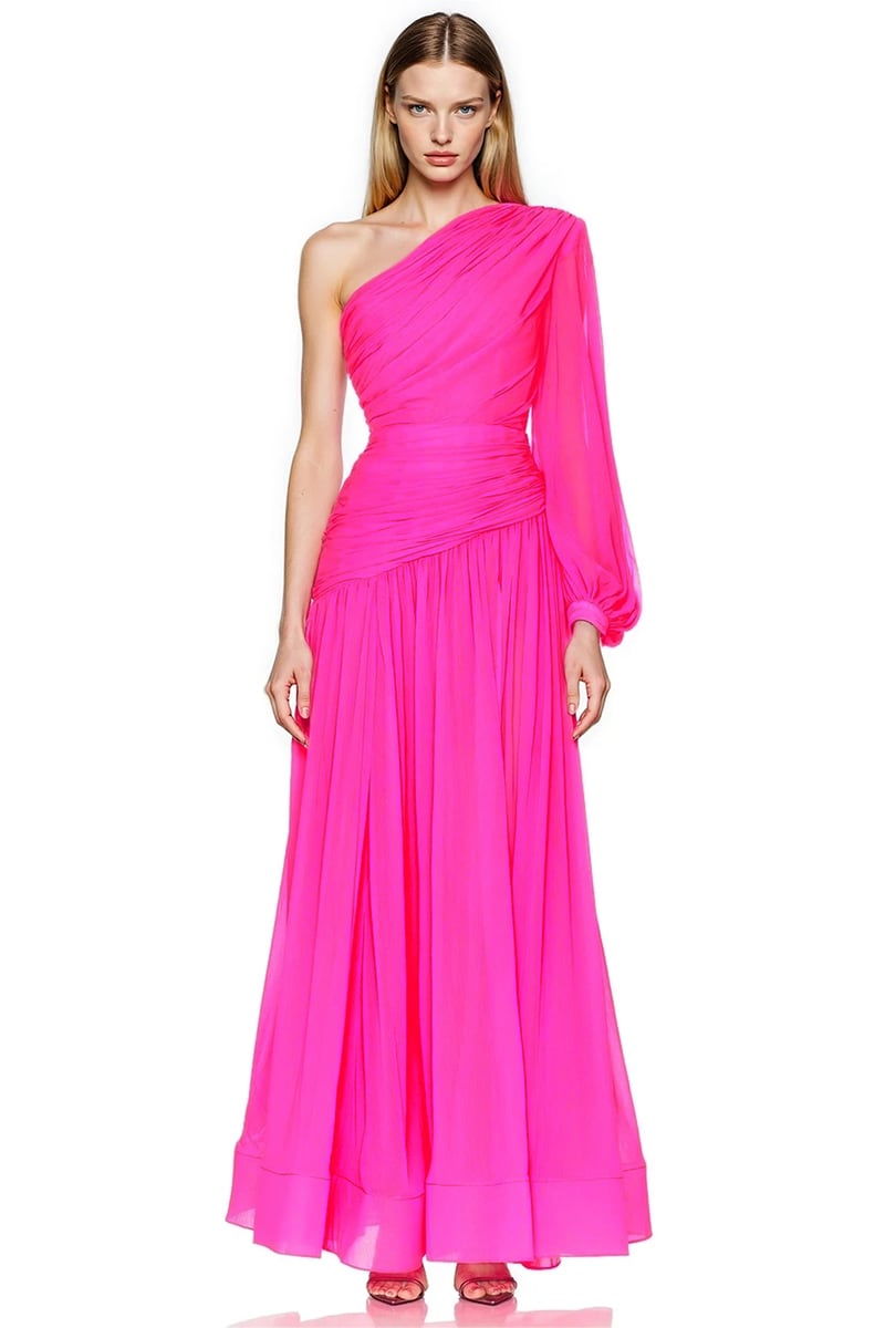 Aurora One-Shoulder Tulle Gown | Jewelclues